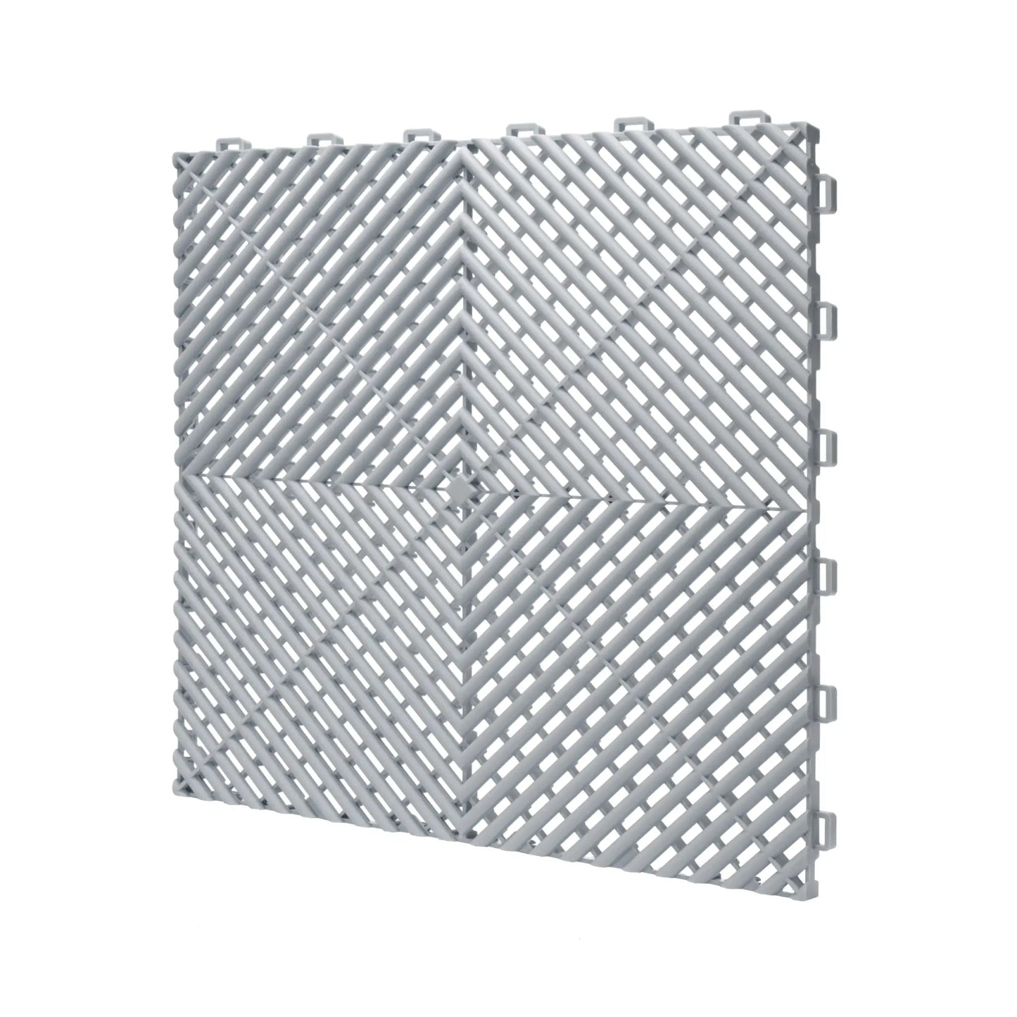 Kliktile Pro-Series Interlocking Garage Floor Tile - Modern Grey