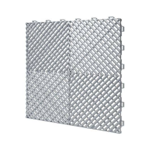 Kliktile Pro-Series Interlocking Garage Floor Tile - Modern Grey