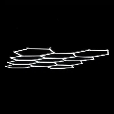 Kliktile Signature RGB Hexagon Light Array - Ultimate Custom Showroom Lighting