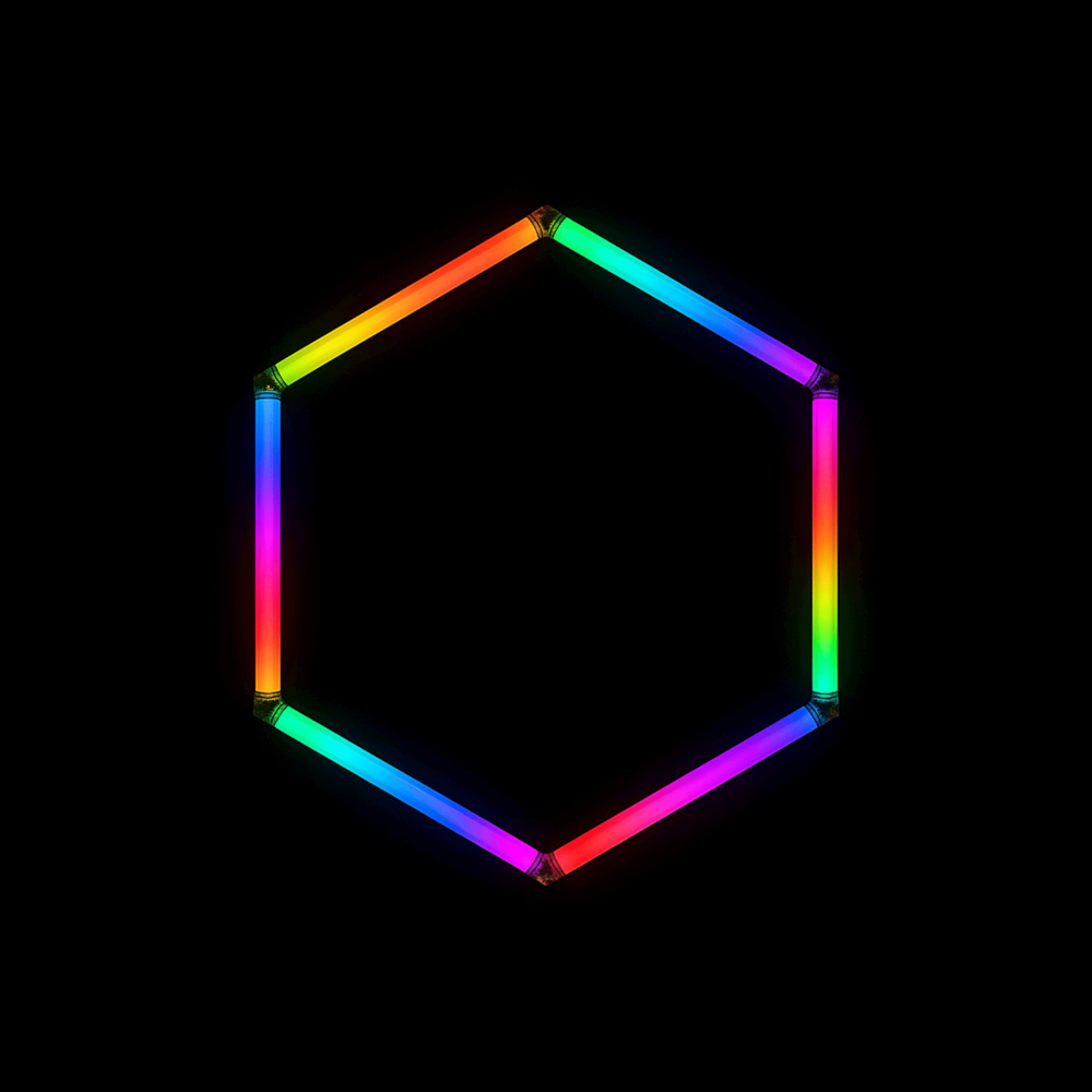 Kliktile Modular Hexagon RGB LED Light Module - Dynamic Color-Changing